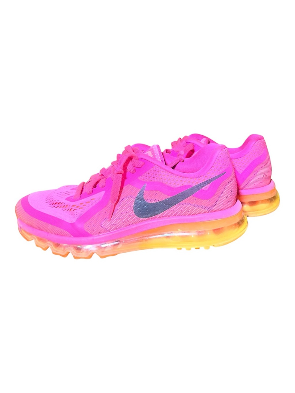 NIKE AIR MAX 2014 Women’s Fuchsia Pink Running Shoe - Picture 4 of 8